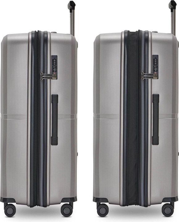 Actual product image Pactastic Collection 01 4-wheel suitcase set, 3 pieces, with stretch fold (221 l, XL (from 140l))