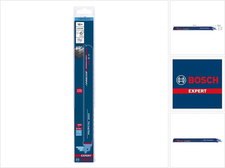 Produktbild Bosch Professional Zubehör EXPERT ‘Thick Tough Metal’ S 1255 CHC Säbelsägeblatt, 10 Stück