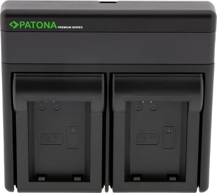 Actual product image Patona Dual PD Sony NP-FW50 USB-C (Camera battery charger)