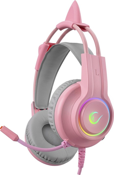 Image du produit Rampage Słuchawki X-CATTY Różowe (RM-K91) (Filaire)
