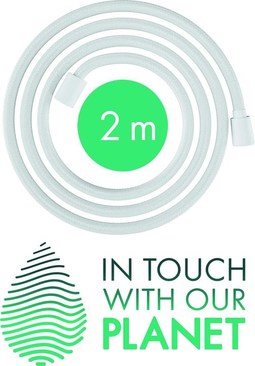 Image du produit hansgrohe Designflex flexible de douche textile, longueur 2000mm, 28230 (200 cm)