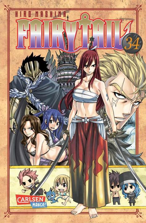 Actual product image Fairy Tail, Band 34 (German, Hiro Mashima, 2014)