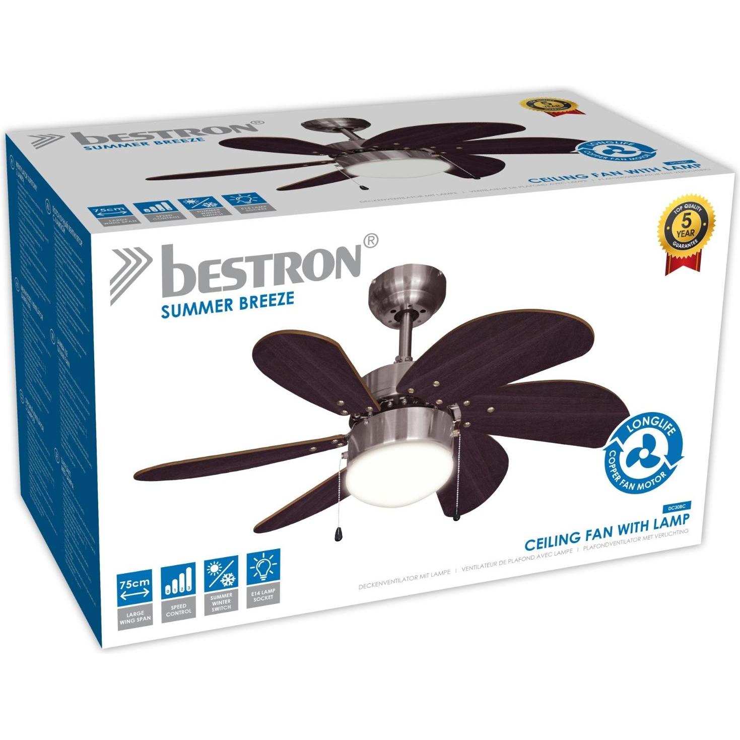 Thumbnail - Bestron Deckenventilator, Ventilator, Braun