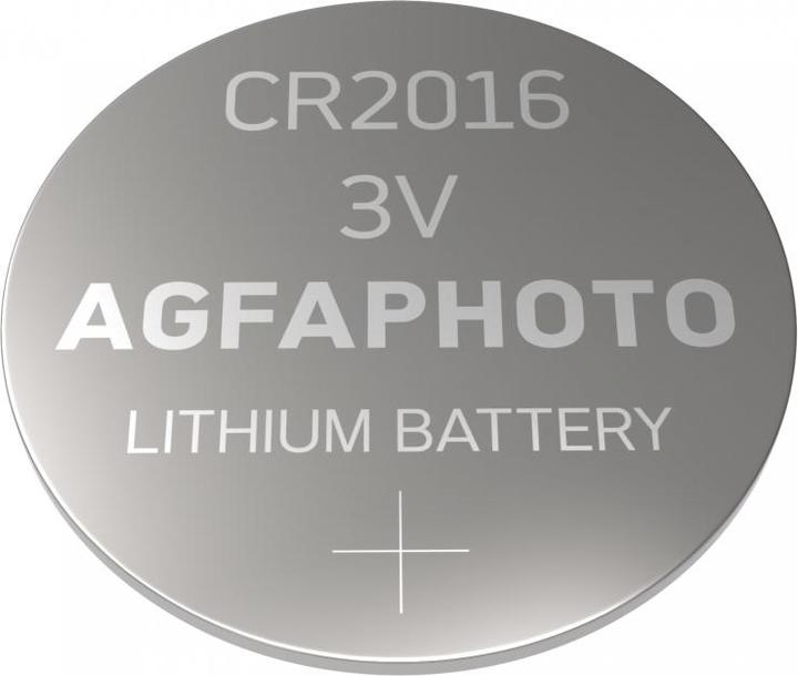 Actual product image AGFAPHOTO Button cell CR 2016 Lithium 3 V 5 pcs. (5 pcs., CR2016)