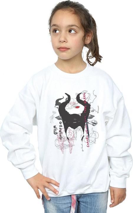 Image du produit Disney - Sweat MALEFICENT MISTRESS OF EVIL GROWING WILD HORNS COLLAGE - Fille (128)