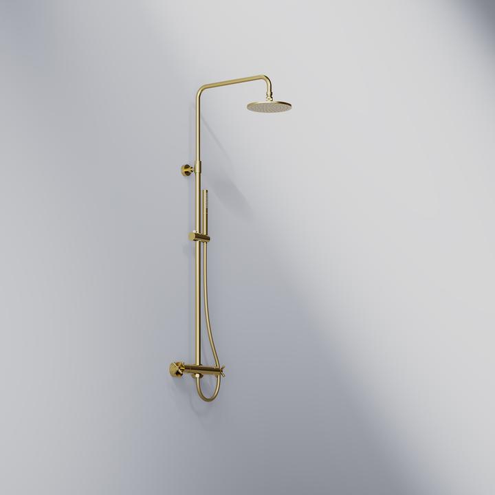 Actual product image Steinberg 250 series shower system, with thermostatic mixer, Easy Clean