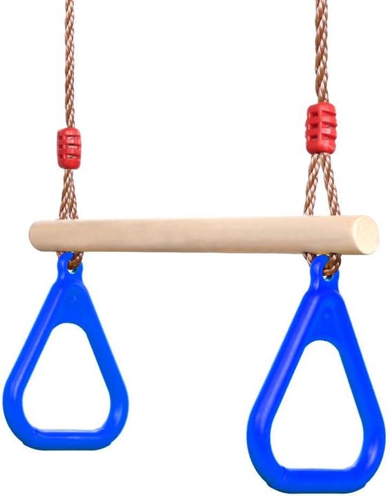Pellor Multifunktions Kinderholz Trapeze, Blau