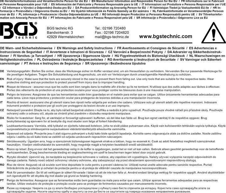 Produktbild BGS Schaumeinlage für Art. 3312 leer für Art. 3344