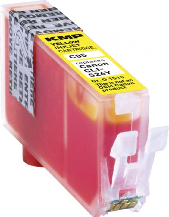 Immagine prodotto KMP C85 Cartuccia d'inchiostro giallo compatibile con Canon CLI-526 Y (Y)