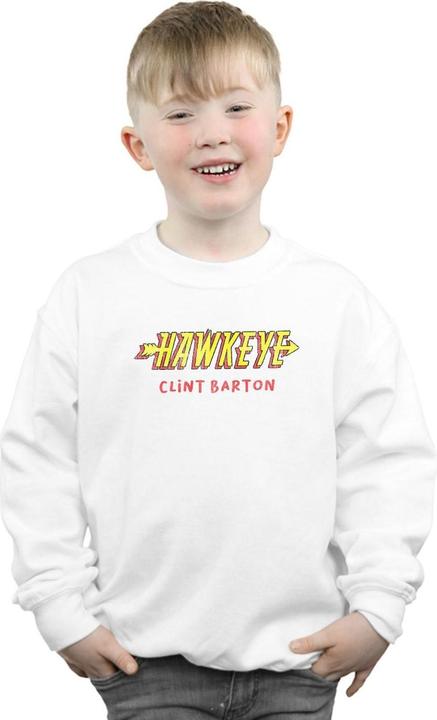 Actual product image Boys Hawkeye AKA Clint Barton Sweatshirt (116)