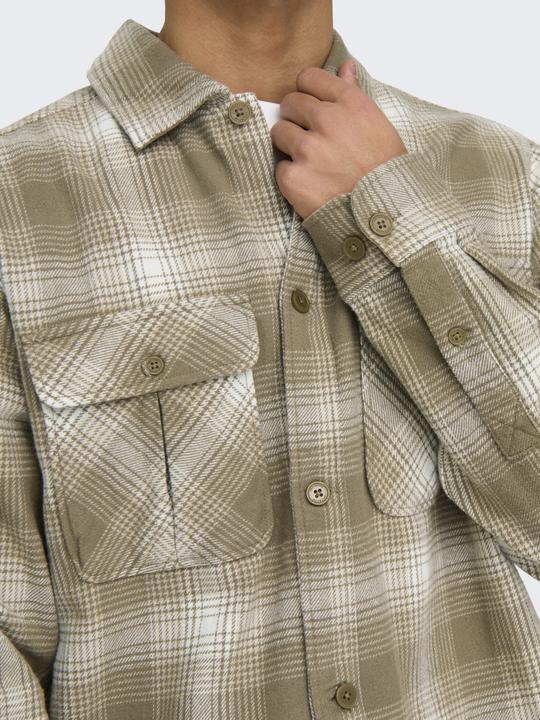 Produktbild Only & Sons Onscedric Life Check Overshirt Noos (L)