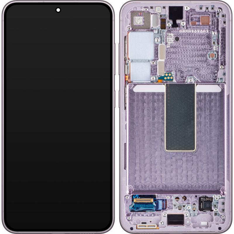 Samsung Display Unit für Galaxy S23 S911, Lavender (Display), Mobilgerät Ersatzteile, Violett