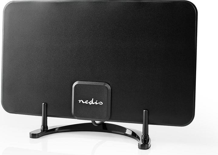 Actual product image Nedis Indoor antenna | Active | FM / UHF / VHF | Reception range: 0-25 km | LTE700 | Gain dBi (b (Indoor antenna, 26 dB, UKW / MW / LW)