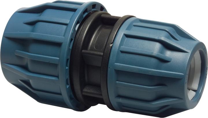 Actual product image Magni MDPE plastic compression fittings reduced socket coupling Coupling for water pipe 25 mm to 2