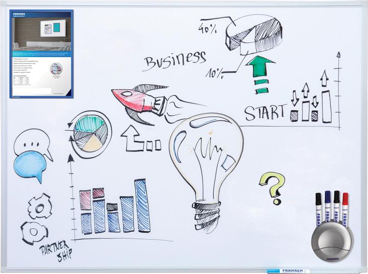 Produktbild Franken Whiteboard X-tra!Line Emaille (200 x 100 cm)