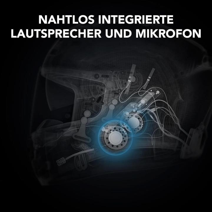 Immagine prodotto Sena PHANTOM - Smart Motorrad-Integralhelm (ECE22.06) - schwarz glanz (XL) (XL)