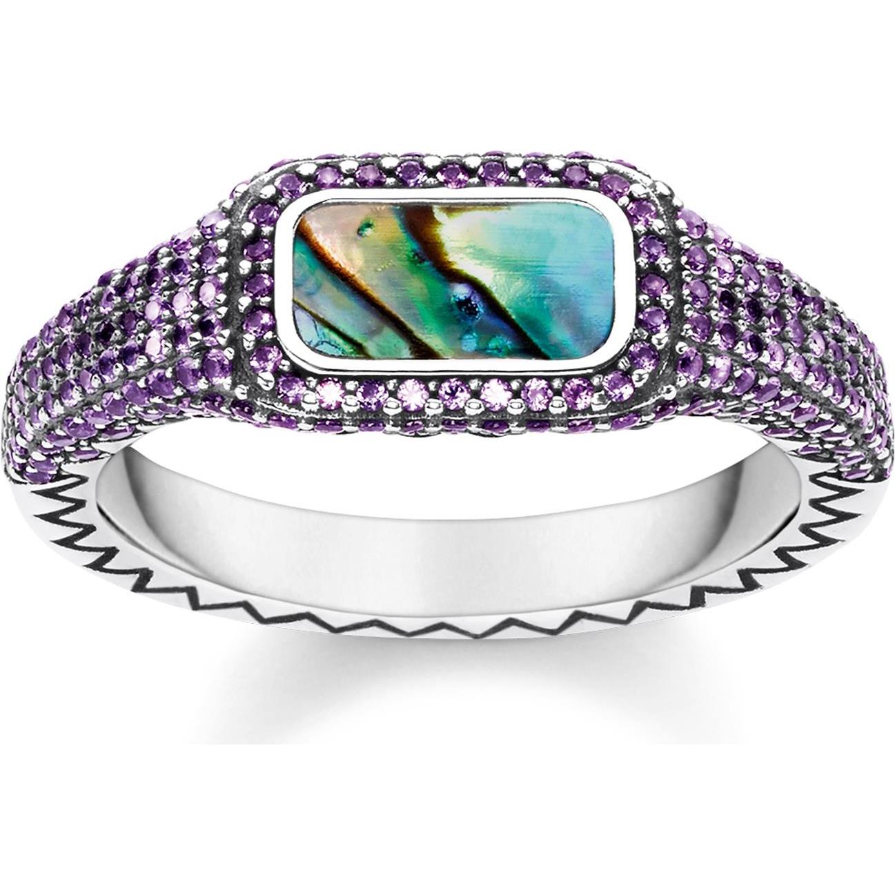Thomas Sabo, Ring, Farbenspiel, (54, 925 Silber)