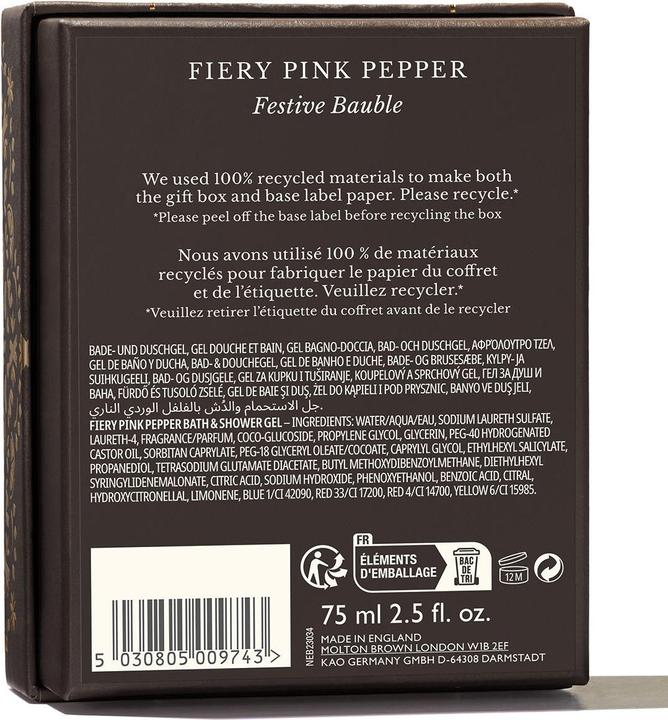 Produktbild Molton Brown Fiery Pink Pepper Festive Bauble (75 ml)