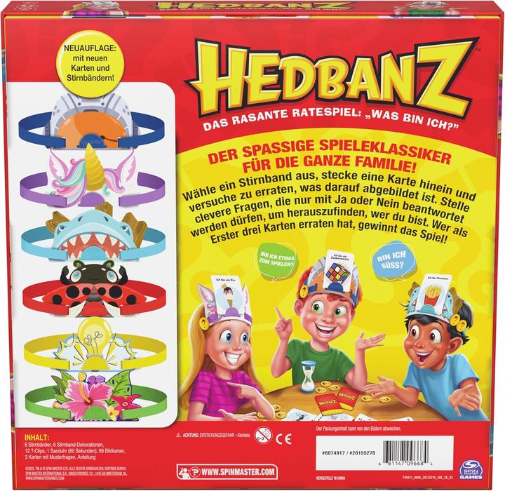 Produktbild Amigo BGM Hedbanz - Refresh 2025 (Deutsch, 2 - 6 Spieler)