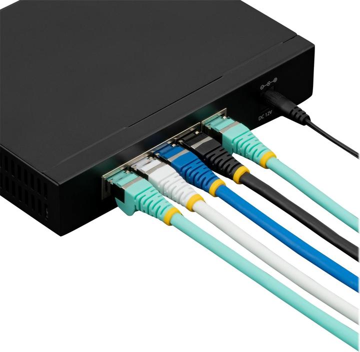 Actual product image StarTech COM 7.5m CAT6a Cable LSZH 10 Gigabit RJ45 LAN Cable SFTP Patch Cable CAT6a Installation Cable Abge (SFTP, CAT6a, 7.50 m)