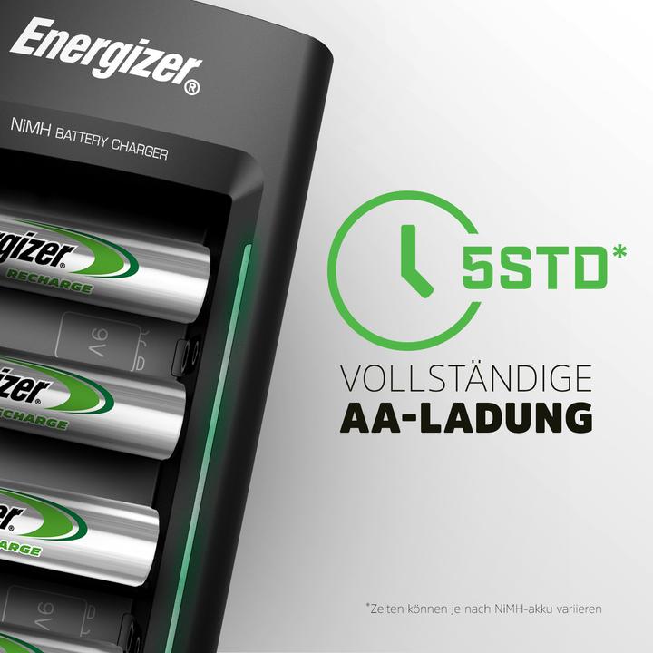 Produktbild Energizer Recharge Universal (1 Stk., D, 9V Block, AA, AAA, 2300 mAh, Ladegerät ohne Akku)