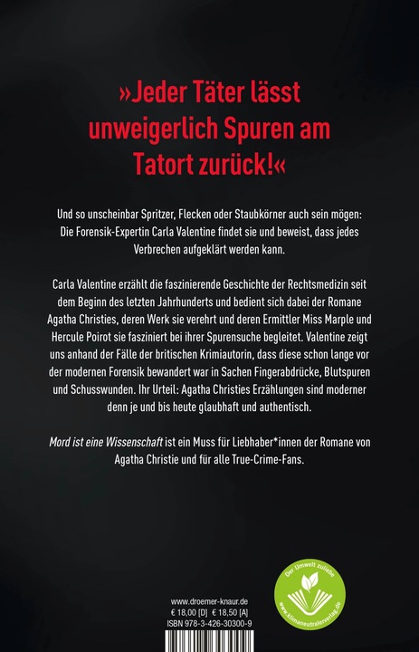 Produktbild Mord ist eine Wissenschaft (Deutsch, Carla Valentine, Christiane Bernhardt, 2022)