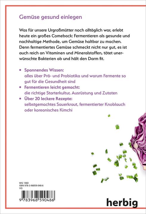 Actual product image Gesund mit fermentiertem Gemüse (German, Martin Auerswald, 2022)