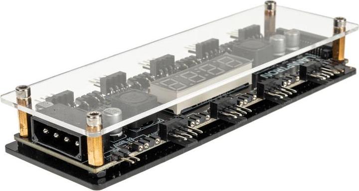 Actual product image Lamptron LP801 fan controller with display (9 Fan)