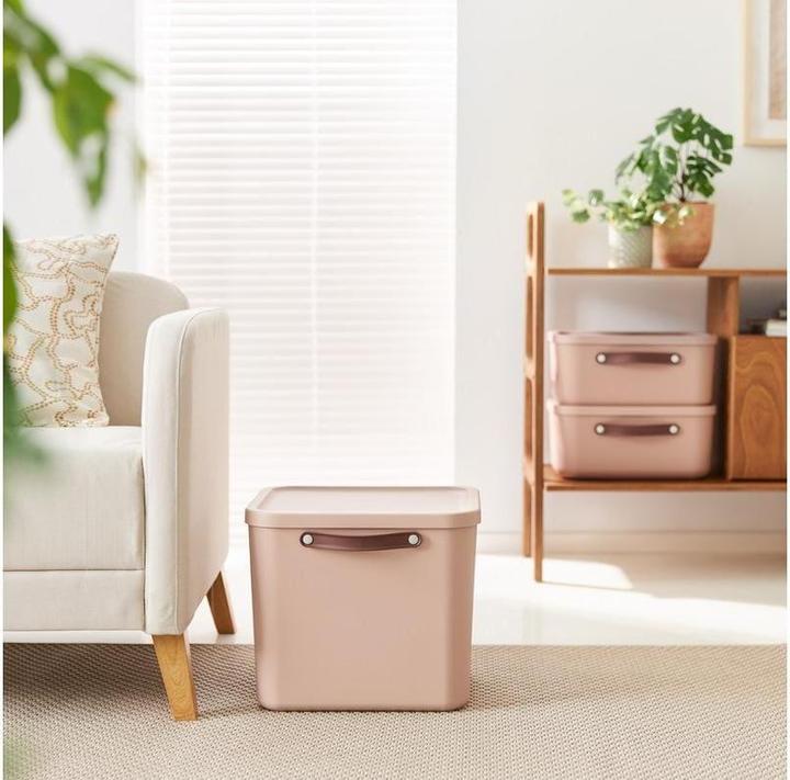 Actual product image Rotho Storage box Maloja 40 l, Meadow Rose (40 l)