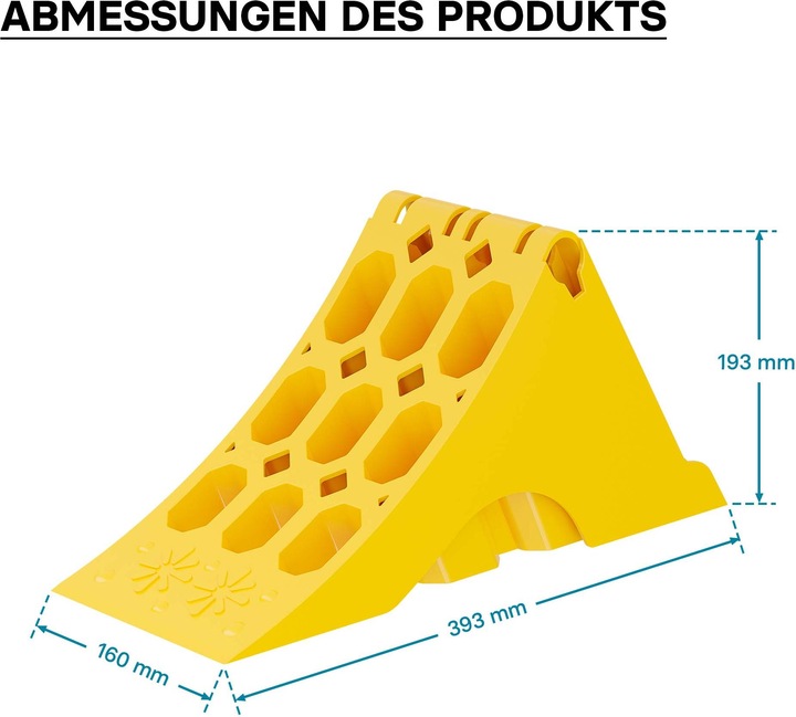 Actual product image Wiltec Wheel chocks