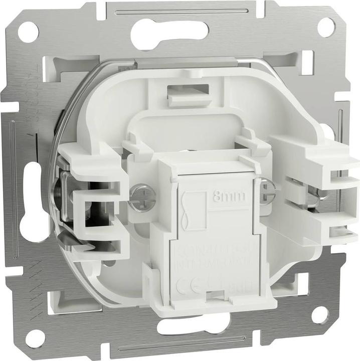 Produktbild Schneider Electric TV-Durchgangsdose Asfora Weiss (RAL 9003) EPH3270321D