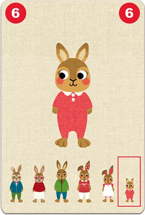 Actual product image Djeco Familou card game (mult) (German, French, Italian, English)