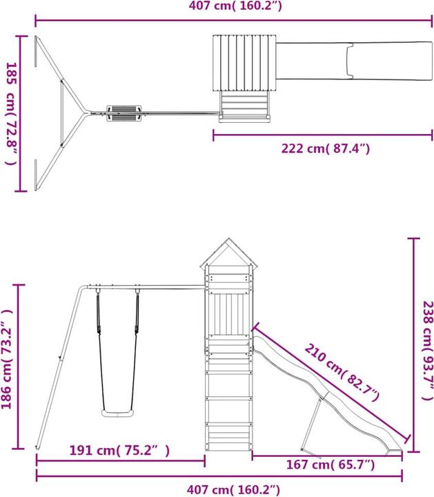Immagine prodotto vidaXL Spielplatz