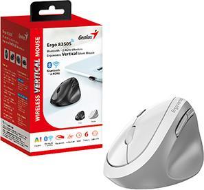 Produktbild Genius Ergo 8350S Wireless Bluetooth Maus weiss grau (Kabellos)