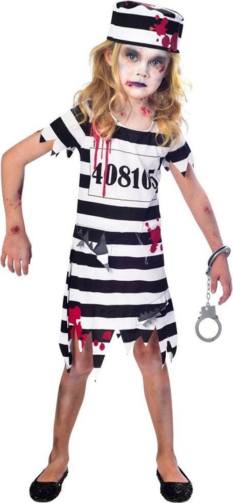 Produktbild Amscan Kinderkostüm Zombie Convict Girl Alter 11 - 12 Jah (11, 12)