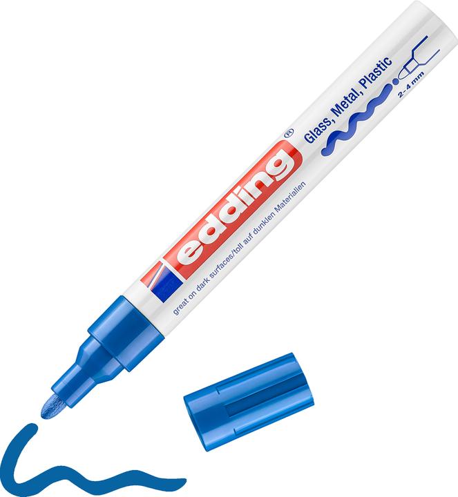 Produktbild Edding 750 Glanzlack-Marker (Blau, 4 mm, 1 x)