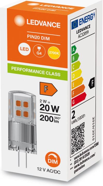 Produktbild Ledvance LED-Lampe (G4, 2 W, 200 lm, 1 x, F)
