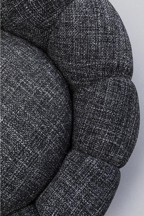 Produktbild Kare Design Drehsessel Peppo Bloom Melange Schwarz