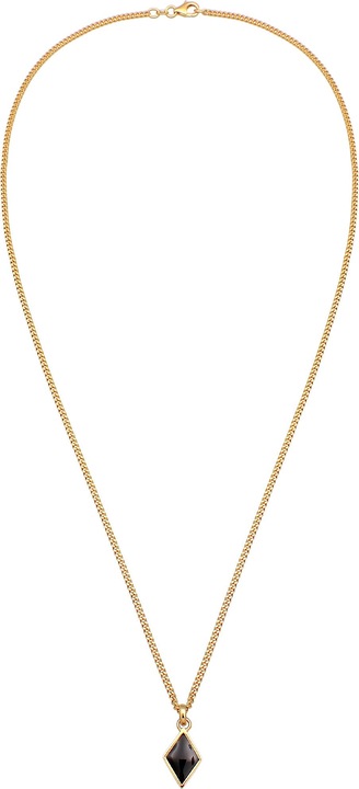 Produktbild Kuzzoi Halskette Raute Emaille Geo Style 925 Silber (925er Sterling Silber, Emaille, 55 cm)