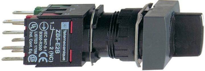 Actual product image Schneider Electric Selector switch, black Ř 16 toggle 2 XB6DD225B