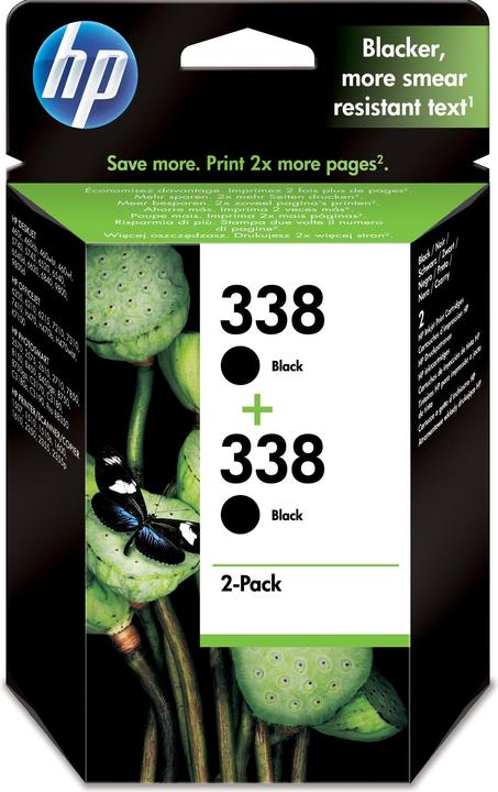 Produktbild HP 338 Doppelpack (BK)