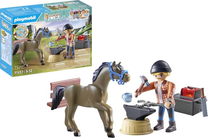 Image du produit Playmobil Hufschmied Ben & Achilles (71357, Playmobil Chevaux de la cascade)