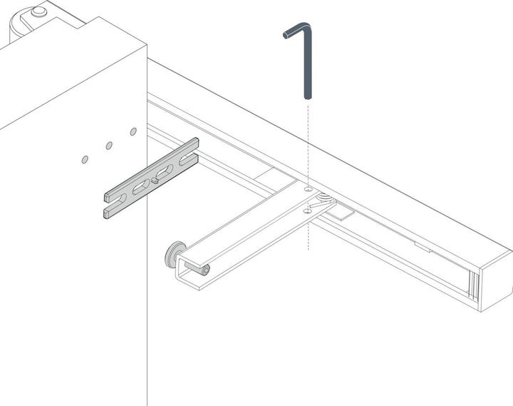 Produktbild Geze Mitnehmerklappen CB flex (Balkontür, Eingangstür, Holztür, Zimmertür, Indoor)