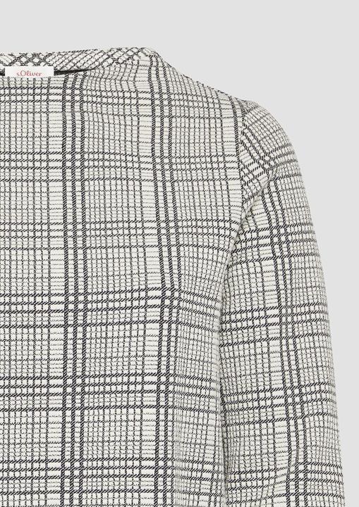 Actual product image s.Oliver Sweatshirt Gemustertes Sweatshirt mit Turtleneck (50)