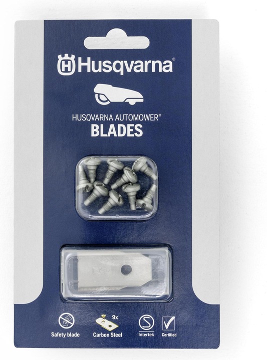 Actual product image Husqvarna Set of blades 9 pieces (Mowing robot, Lawn mower blades + replacement blades garden machinery)