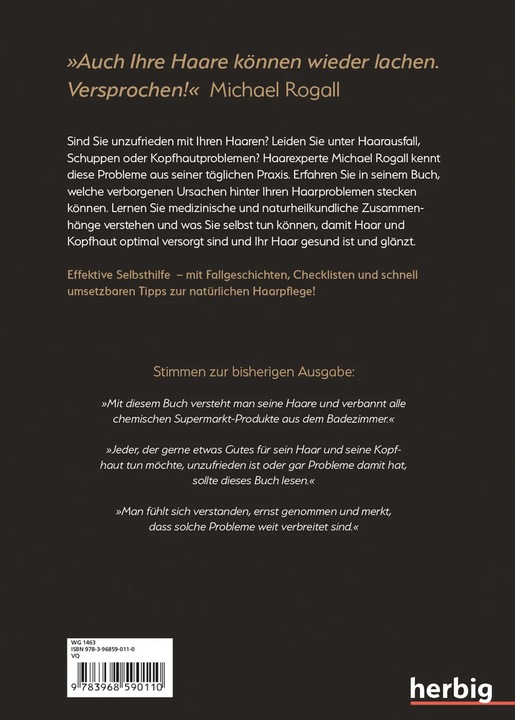 Produktbild Haar-Sprechstunde (Deutsch, Michael Rogall, 2021)