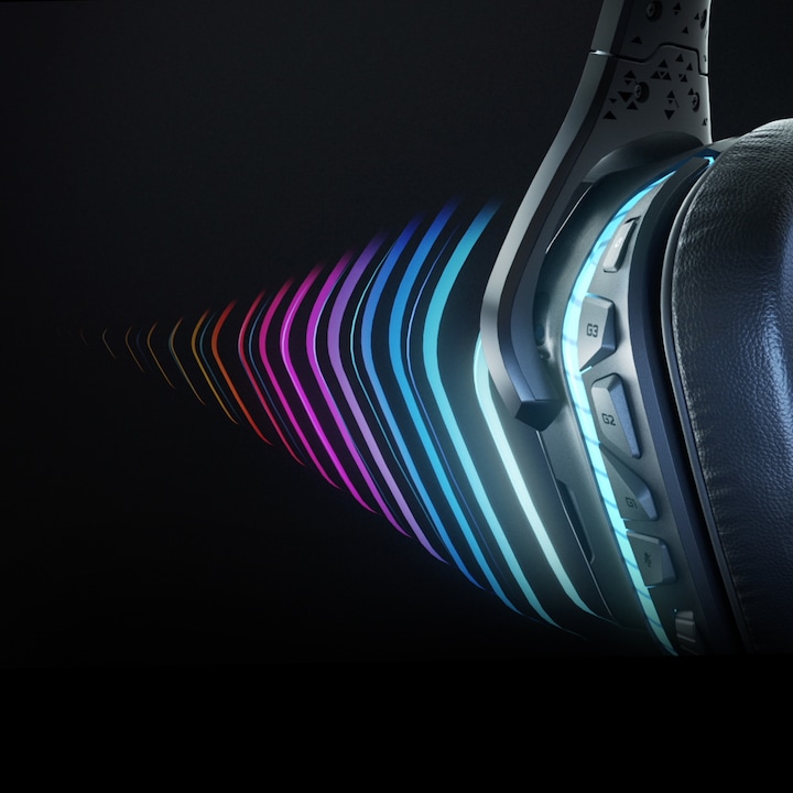 Image du produit Logitech G G935 Son surround sans fil 7.1 LIGHTSYNC pour les jeux - 2,4 GHz - EMEA (Sans fil)