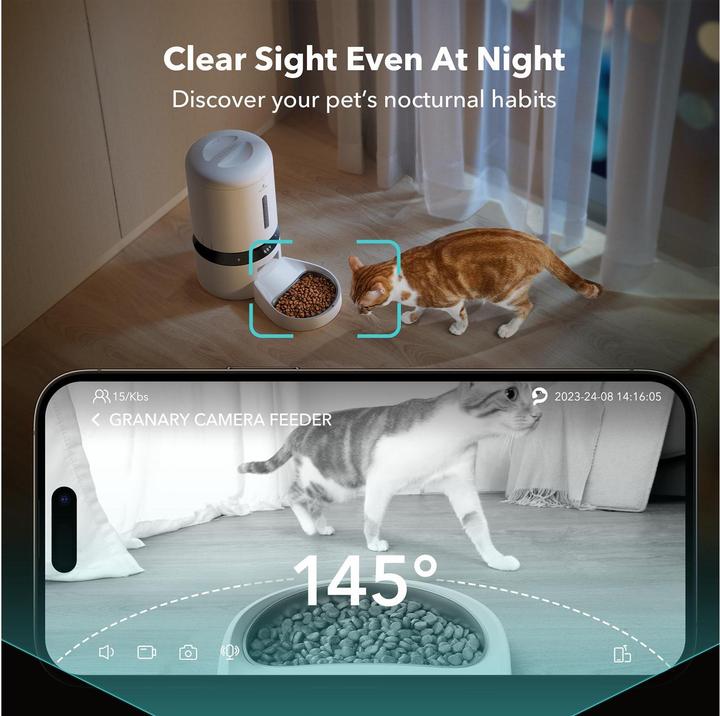 Actual product image Petlibro Granary Camera Monitoring Feeder (5 l)