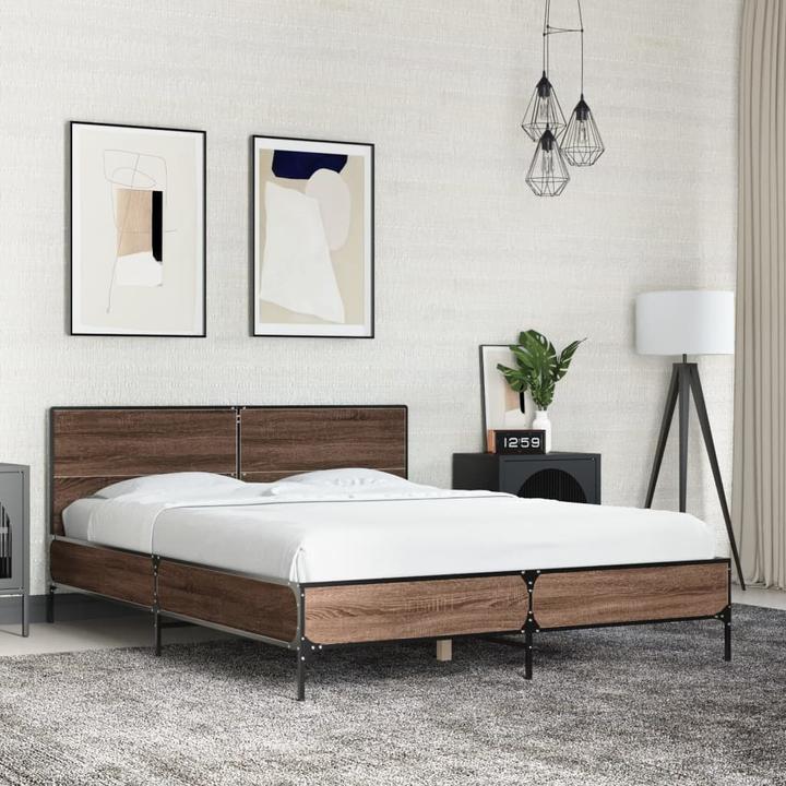 Actual product image vidaXL Bettgestell (135 x 190 cm)
