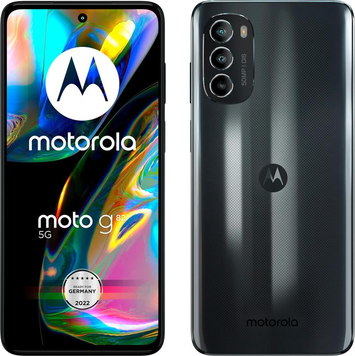 Produktbild Motorola Moto G82 (128 GB, Meteorite grey, 6.60", Hybrid Dual SIM, 5G)
